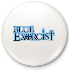 printfashion Blue Exorcist - Kitűző, hűtőmágnes - Fehér (3089997)