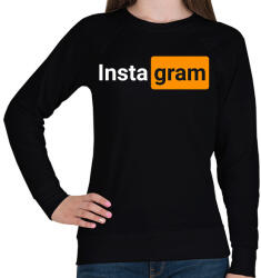 printfashion Insta Gram - Női pulóver - Fekete (2488479)