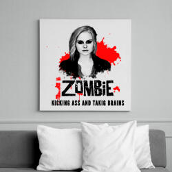 printfashion I ZOMBIE - Vászonkép - Fehér (6626715)