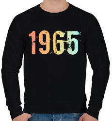 printfashion 1965 - Férfi pulóver - Fekete (11819551)