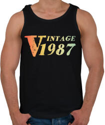 printfashion 1987 - Férfi atléta - Fekete (12094560)