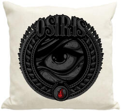 printfashion Ozirisz - Párnahuzat, Díszpárnahuzat - Lenvászon (60540)