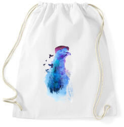 printfashion Pigeon of London - Sportzsák, Tornazsák - Fehér (231450)