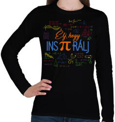 printfashion Inspirálj - Tanárság - Női hosszú ujjú póló - Fekete (8591841)