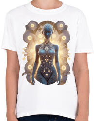 printfashion Istennő - Gyerek póló - Fehér (14849215)