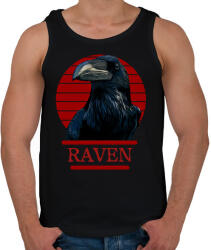 printfashion Raven - Férfi atléta - Fekete (1982566)