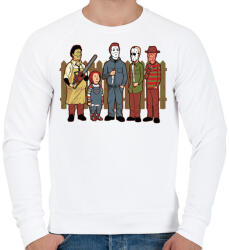 printfashion A pokol királyai - Férfi pulóver - Fehér (960236)