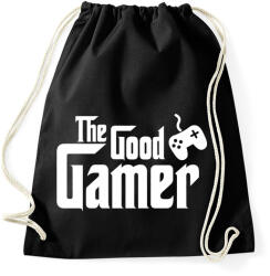 printfashion The Good Gamer - Sportzsák, Tornazsák - Fekete (1220711)