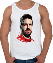 printfashion Vettel - Férfi atléta - Fehér (2306417)