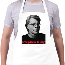 printfashion King portré - Kötény - Fehér (10978899)
