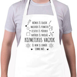 printfashion Nem is lennék semmi más - Kötény - Fehér (8469667)