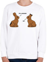 printfashion Fáj a seggem - Gyerek pulóver - Fehér (7436829)