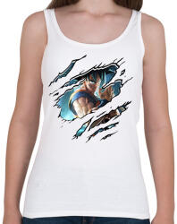 printfashion JumpForce - Női atléta - Fehér (2857231)