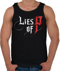 printfashion Lies of P - logo - Férfi atléta - Fekete (15797114)