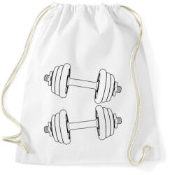 printfashion Súlyzó - Sportzsák, Tornazsák - Fehér (13572277)