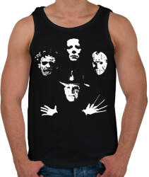 printfashion Horror Team - Férfi atléta - Fekete (1075693)