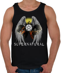 printfashion Supernatural - Férfi atléta - Fekete (14165368)