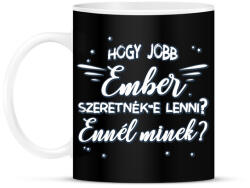 printfashion Jobb ember - Bögre - Fekete (7518874)