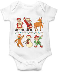 printfashion Karácsonyi csapat - Baba Body - Fehér (5629293)