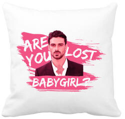 printfashion Are you lost babygirl? - Párnahuzat, Díszpárnahuzat - Fehér (2766263)