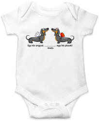 printfashion Egy kis angyal . . . egy kis piszok" - Baba Body - Fehér (13415451)