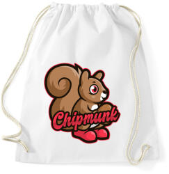 printfashion Chipmunk - Sportzsák, Tornazsák - Fehér (5136904)
