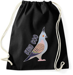 printfashion Stay coo - Sportzsák, Tornazsák - Fekete (11674873)