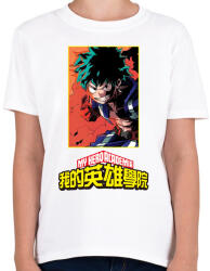 printfashion My Hero Academia - Gyerek póló - Fehér (5408978)