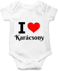 printfashion I love Karácsony - Baba Body - Fehér (9550508)