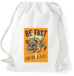 printfashion Be fast or be last - Sportzsák, Tornazsák - Fehér (6360557)