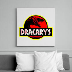 printfashion Dracarys - Vászonkép - Fehér (6626645)