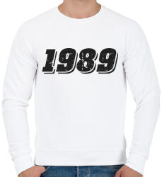 printfashion 1989 - Férfi pulóver - Fehér (6181753)