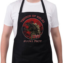 printfashion Terror Of Kaiju - Kötény - Fekete (4930677)