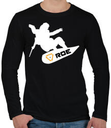 printfashion Ring of Elysium - Snowboard (Fehér) - Férfi hosszú ujjú póló - Fekete (1147906)