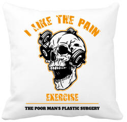 printfashion I like the pain - Párnahuzat, Díszpárnahuzat - Fehér (14743218)