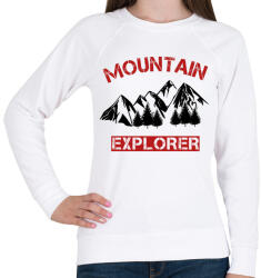 printfashion Mountain - Női pulóver - Fehér (4232212)