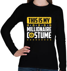printfashion BITCOIN 4 EVER 38 - Női hosszú ujjú póló - Fekete (6109420)