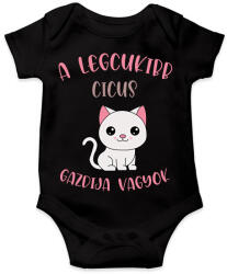 printfashion A legcukibb cicus gazdija - Baba Body - Fekete (7026734)