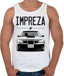 printfashion Subaru Impreza - Férfi atléta - Fehér (1445360)