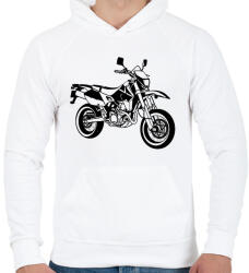 printfashion drz - Férfi kapucnis pulóver - Fehér (2899623)