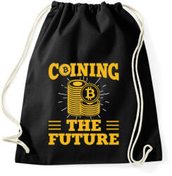 printfashion BITCOIN 4 EVER 58 - Sportzsák, Tornazsák - Fekete (6121390)