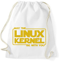 printfashion A Linux Kernel legyen veled - Sportzsák, Tornazsák - Fehér (3920742)