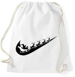 printfashion nike márkaparódia fekete - Sportzsák, Tornazsák - Fehér (10812084)