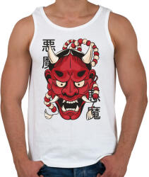printfashion Keleti démon maszk - Férfi atléta - Fehér (5647844)