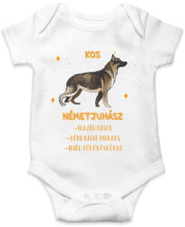 printfashion Kos - Németjuhász - Baba Body - Fehér (13345808)