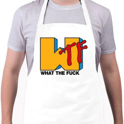 printfashion WTF - Kötény - Fehér (4910303)