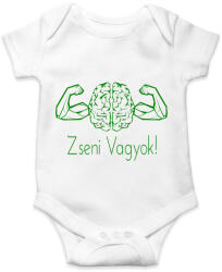 printfashion Zseni vagyok - Baba Body - Fehér (1332653)
