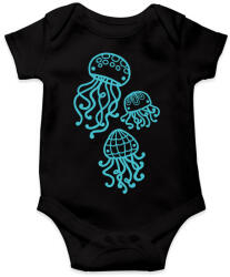 printfashion Medúza - Baba Body - Fekete (3474448)