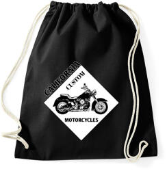printfashion motorcycle - Sportzsák, Tornazsák - Fekete (4235255)
