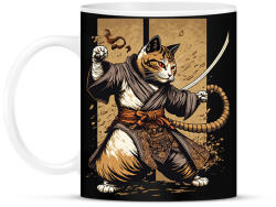printfashion Ninja macska - Bögre - Fekete (12675602)